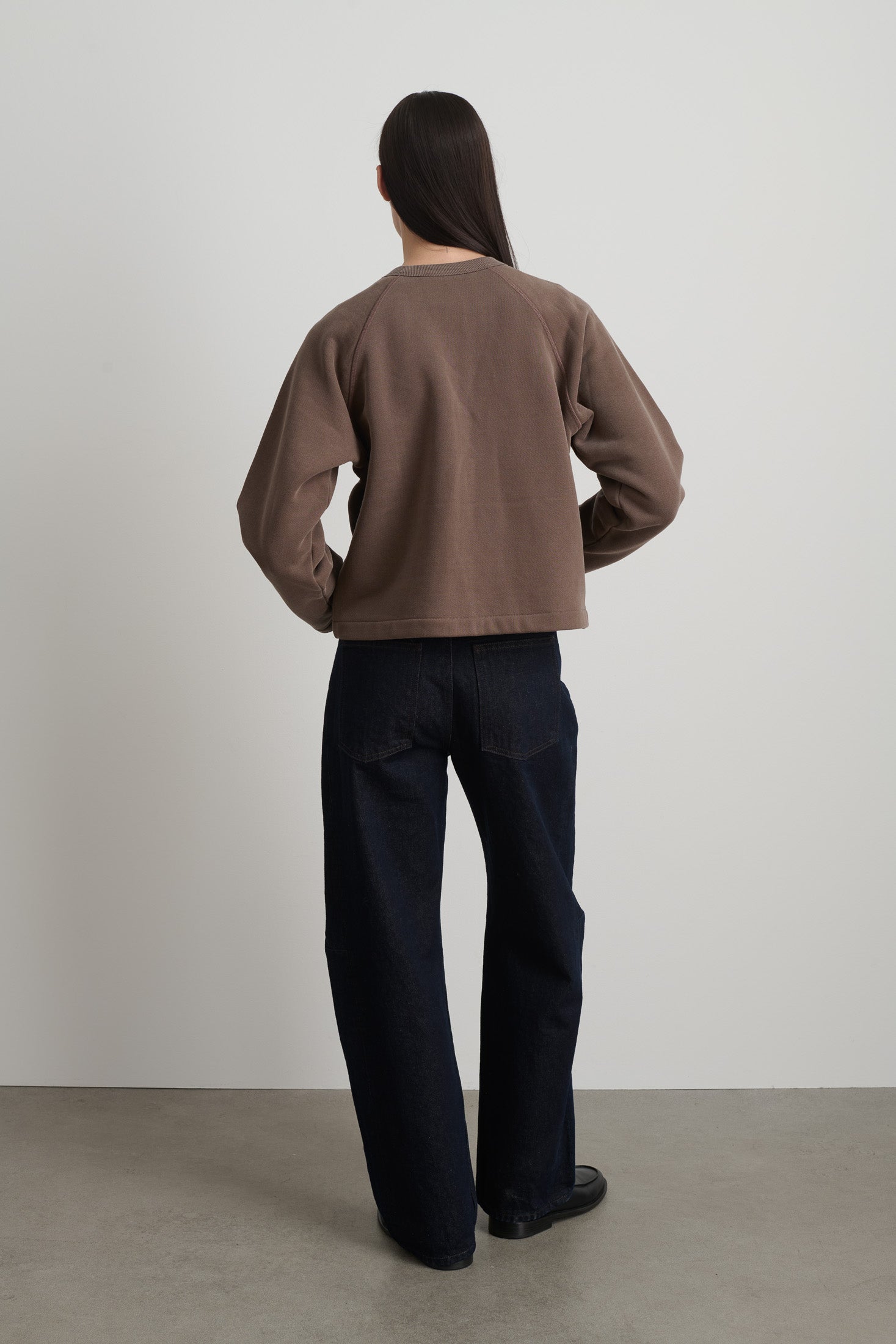 Snap Cardigan Saddle Overdye