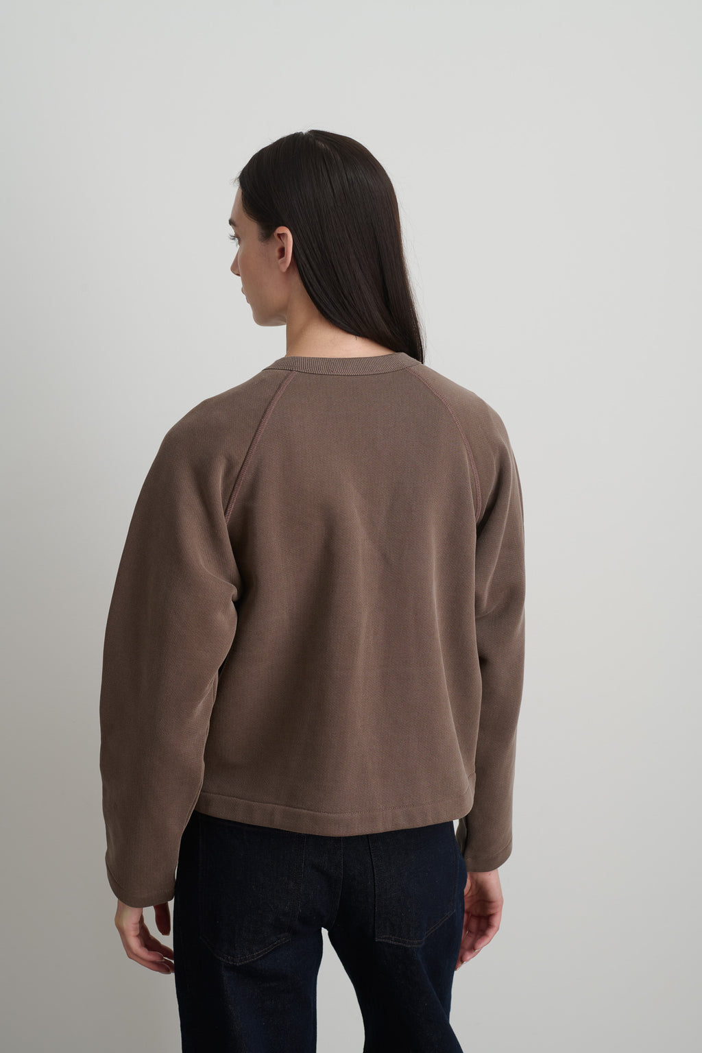 Snap Cardigan Saddle Overdye