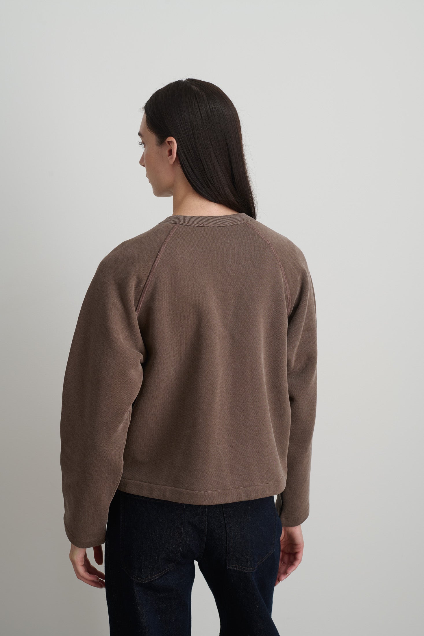 Snap Cardigan Saddle Overdye