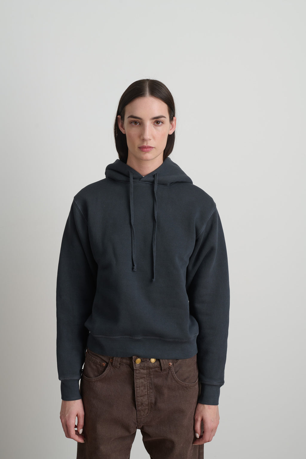 Hoodie Black Overdye
