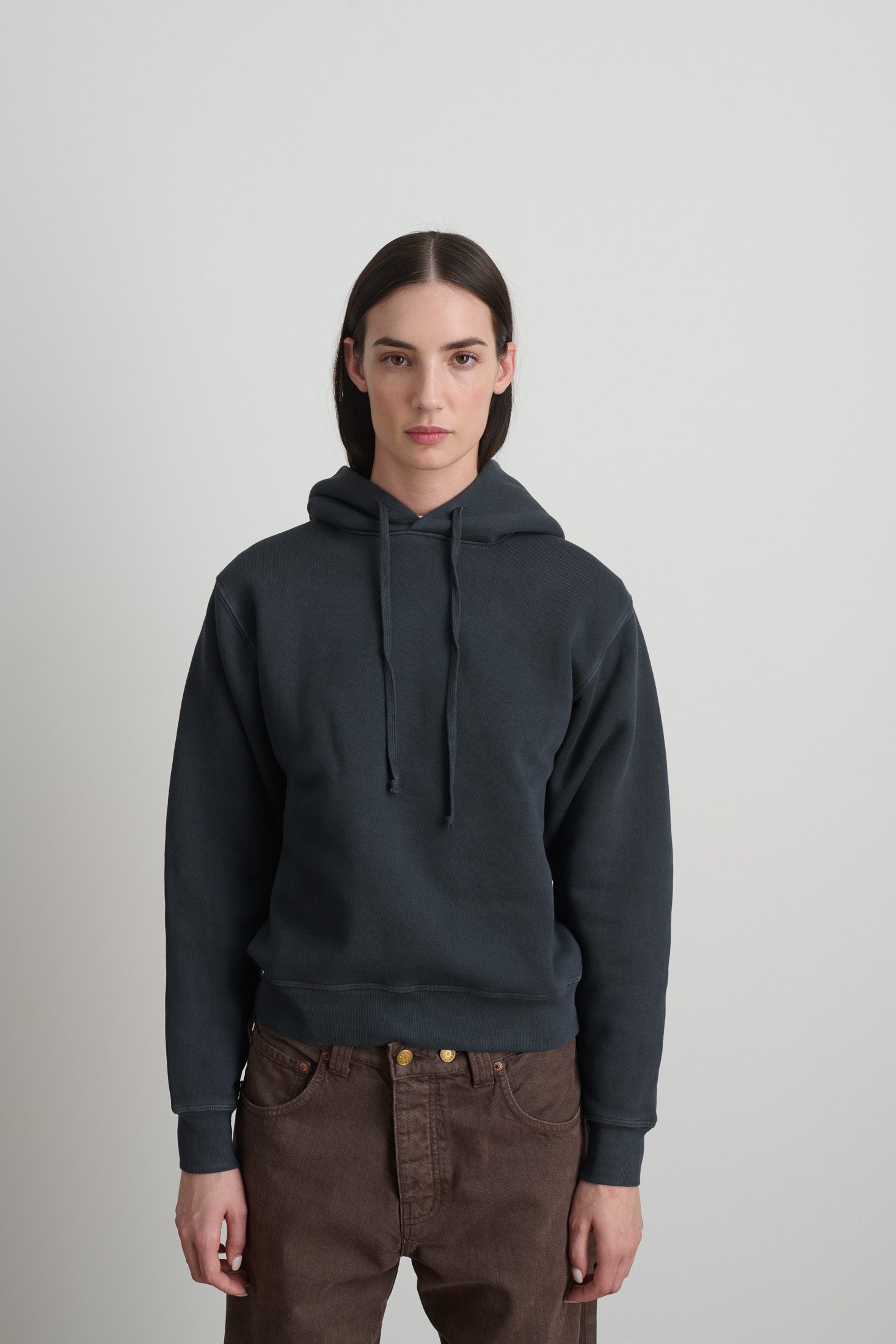 Hoodie Black Overdye