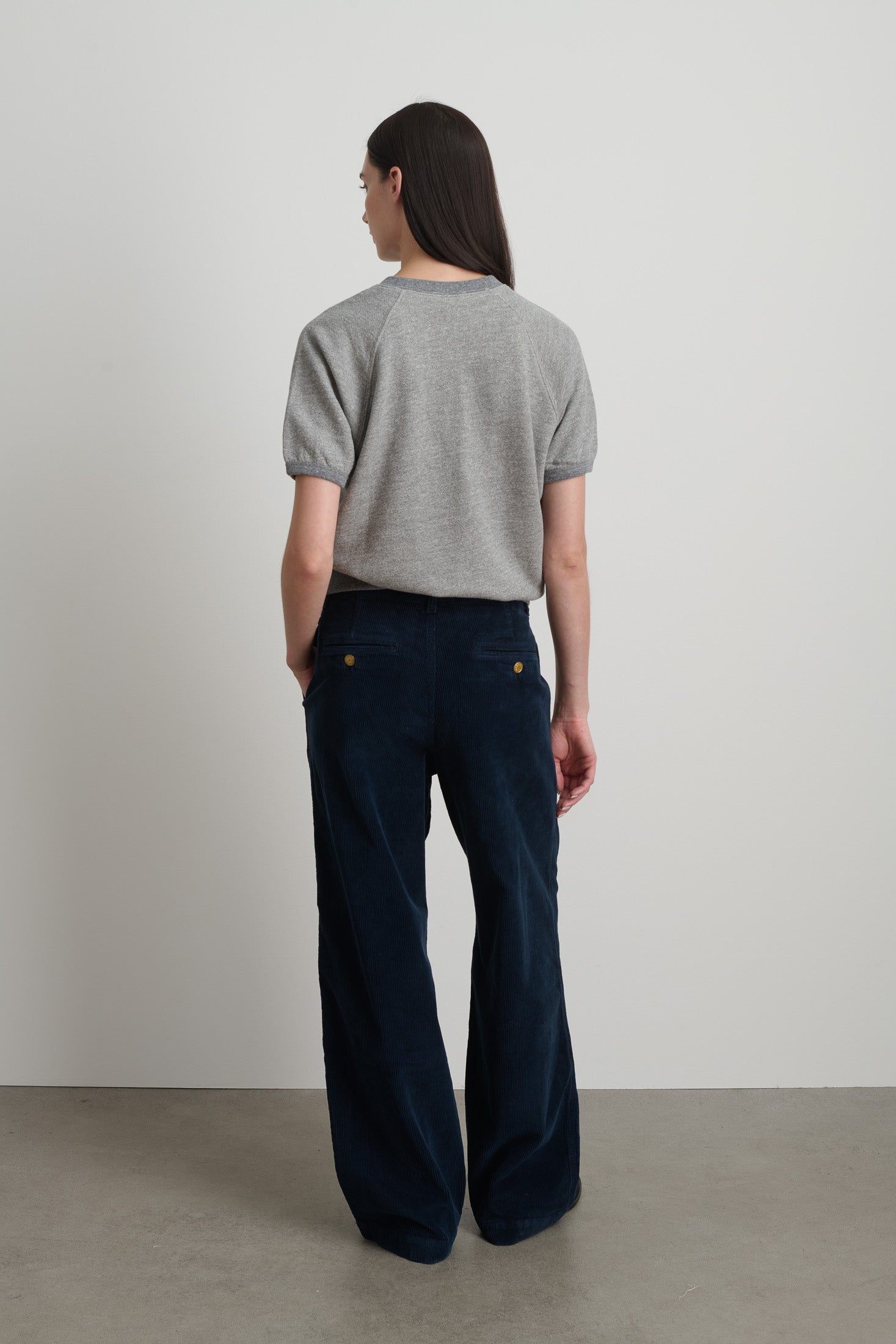 Short Sleeve Sweatshirt Heather Grey