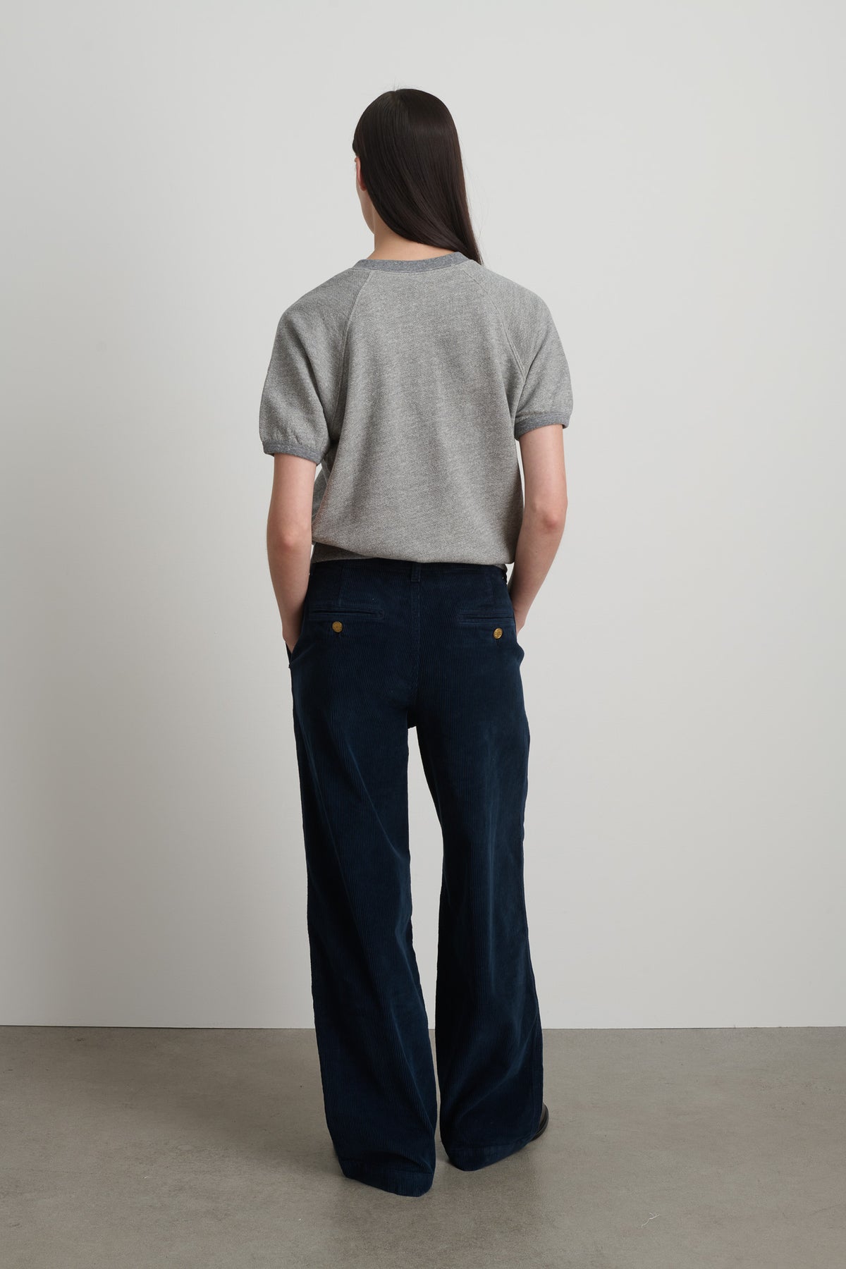 Relaxed Cord Marine Overdye