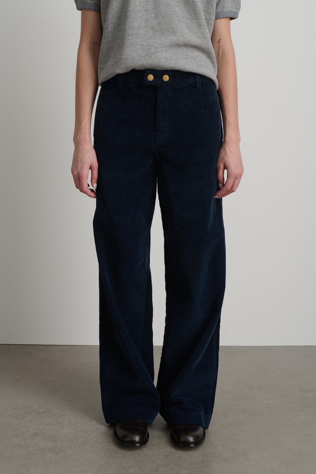 Relaxed Cord Marine Overdye
