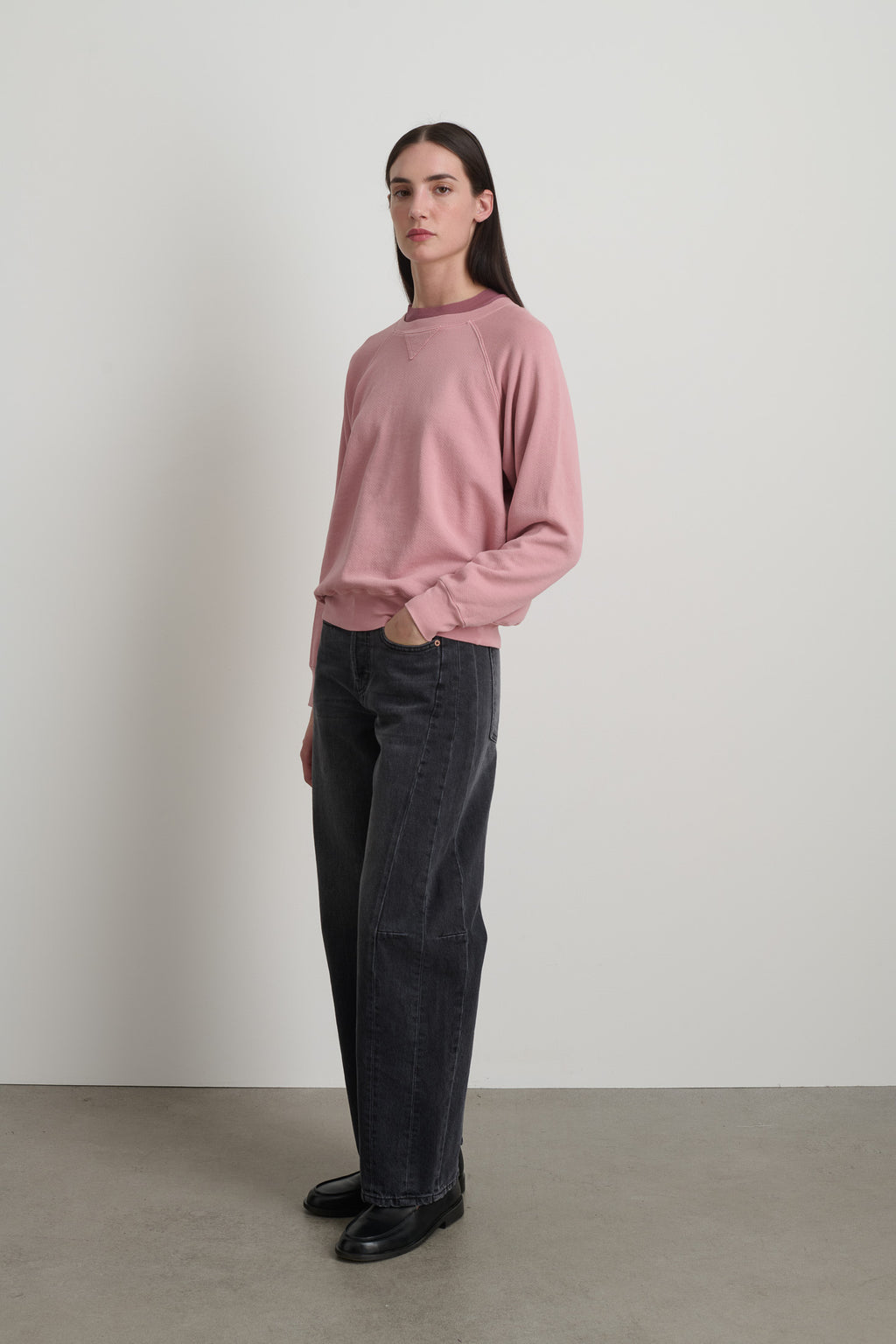 Arena Crewneck Pink Overdye