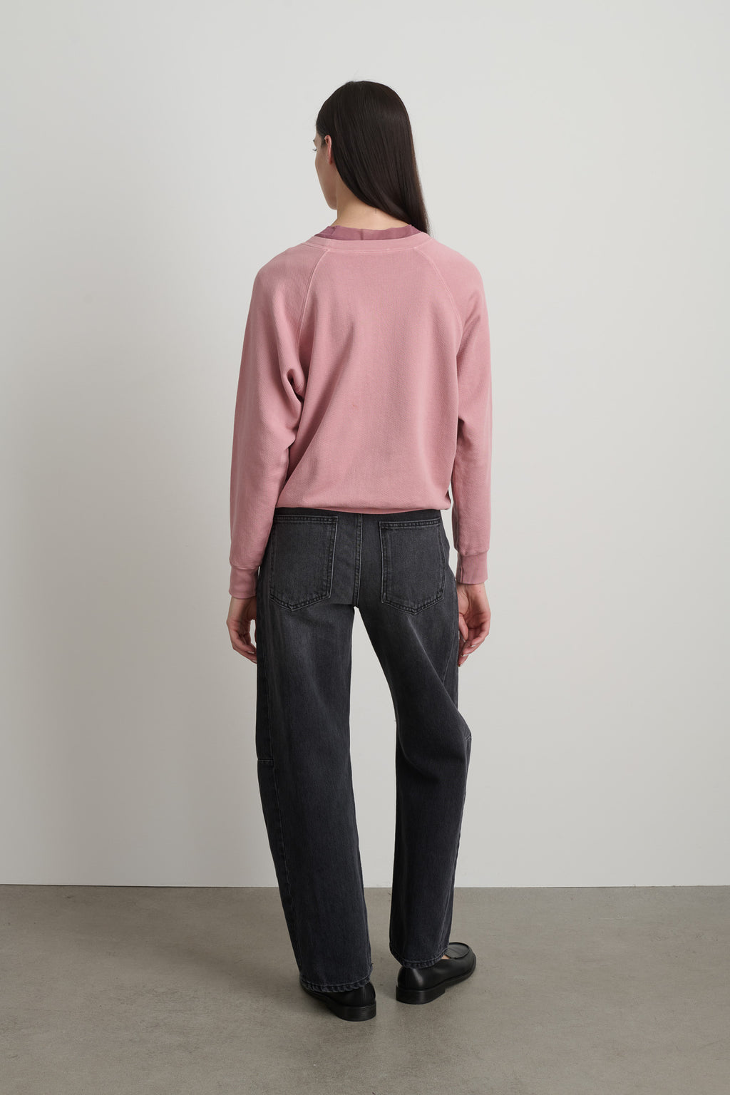 Arena Crewneck Pink Overdye