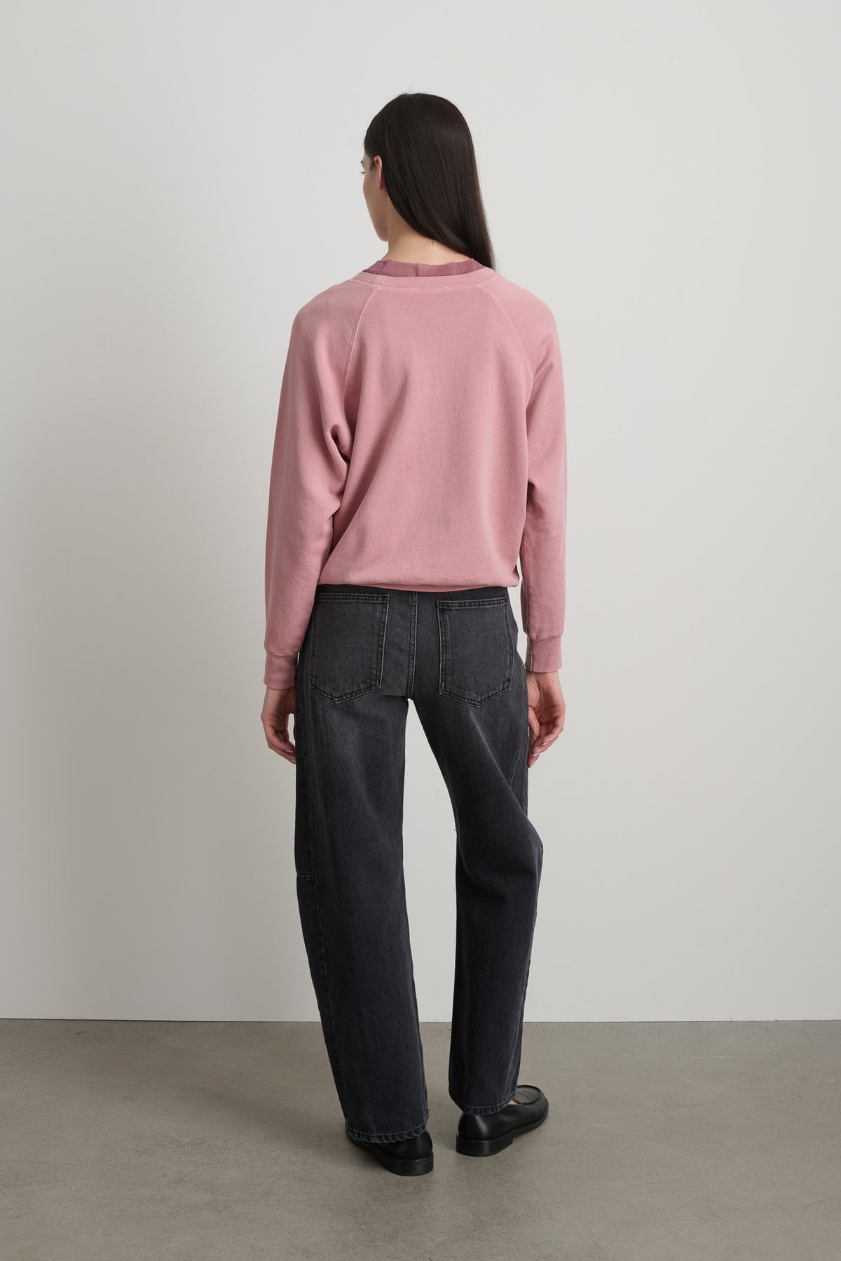 Arena Crewneck Pink Overdye