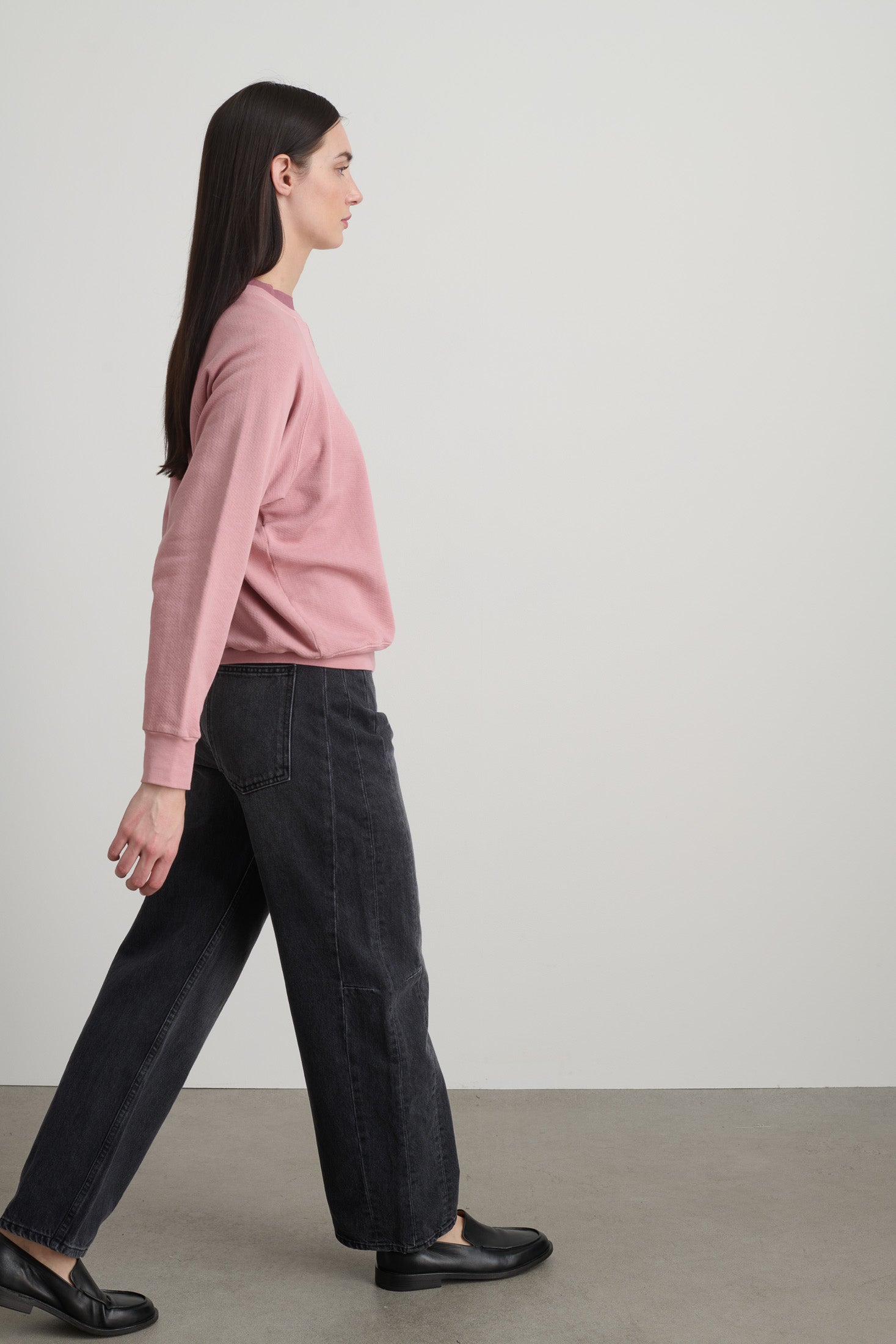 Arena Crewneck Pink Overdye