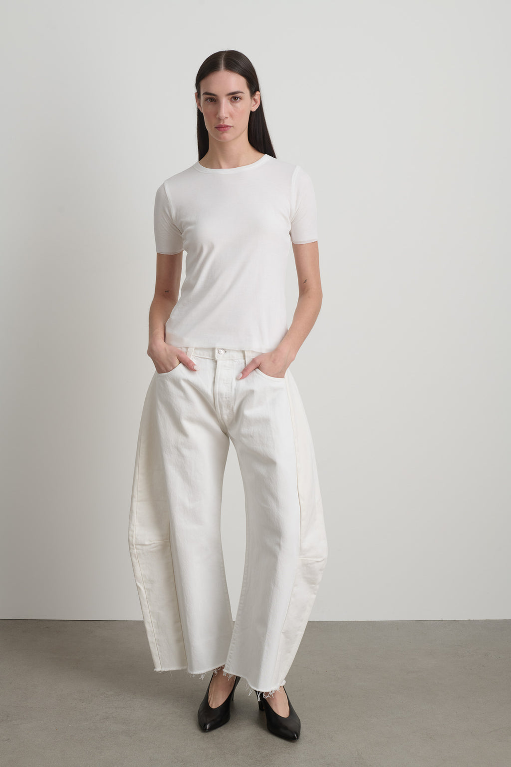 Double Tee White / White
