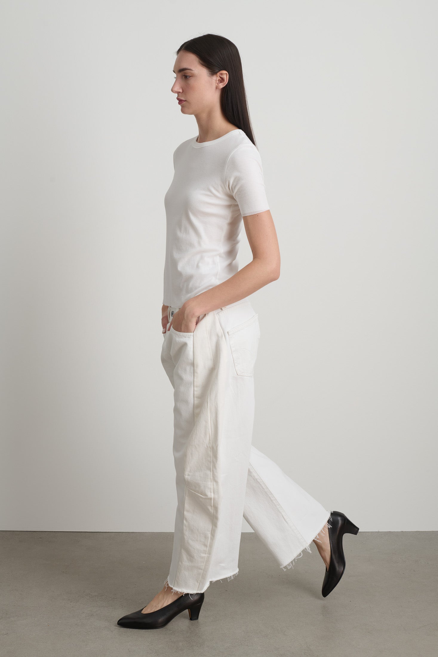 Double Tee White / White