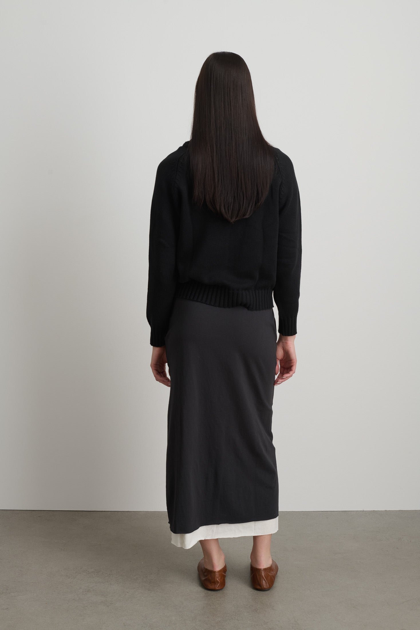 Slip Skirt Faded Black/Oyster Overdye