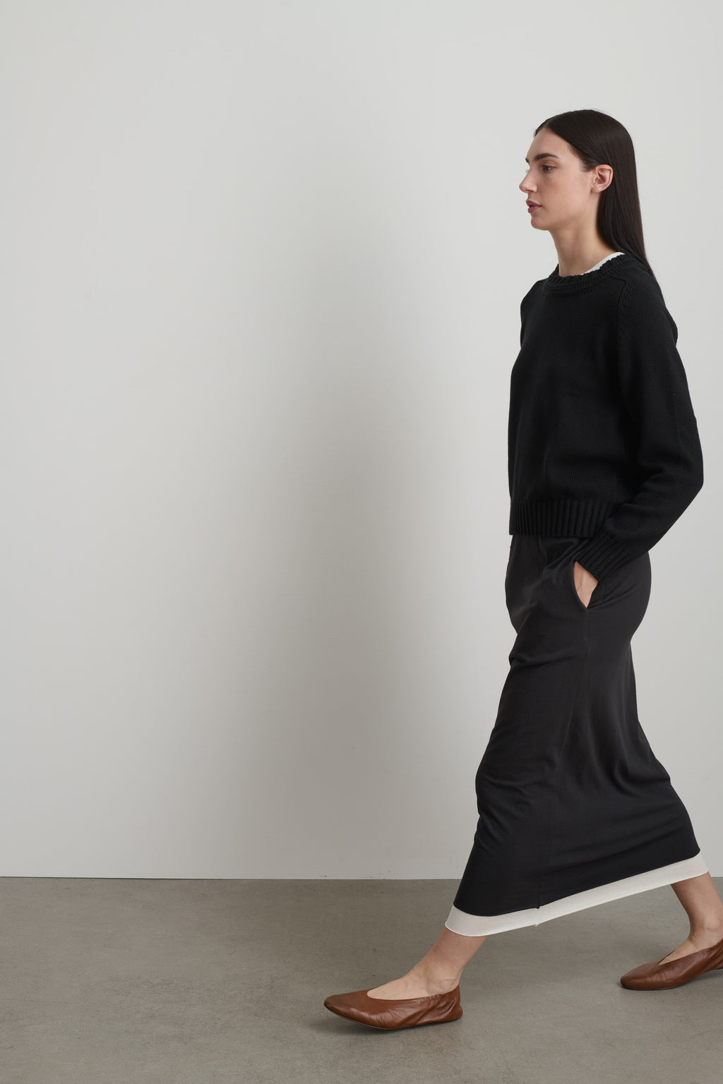 Slip Skirt Faded Black/Oyster Overdye