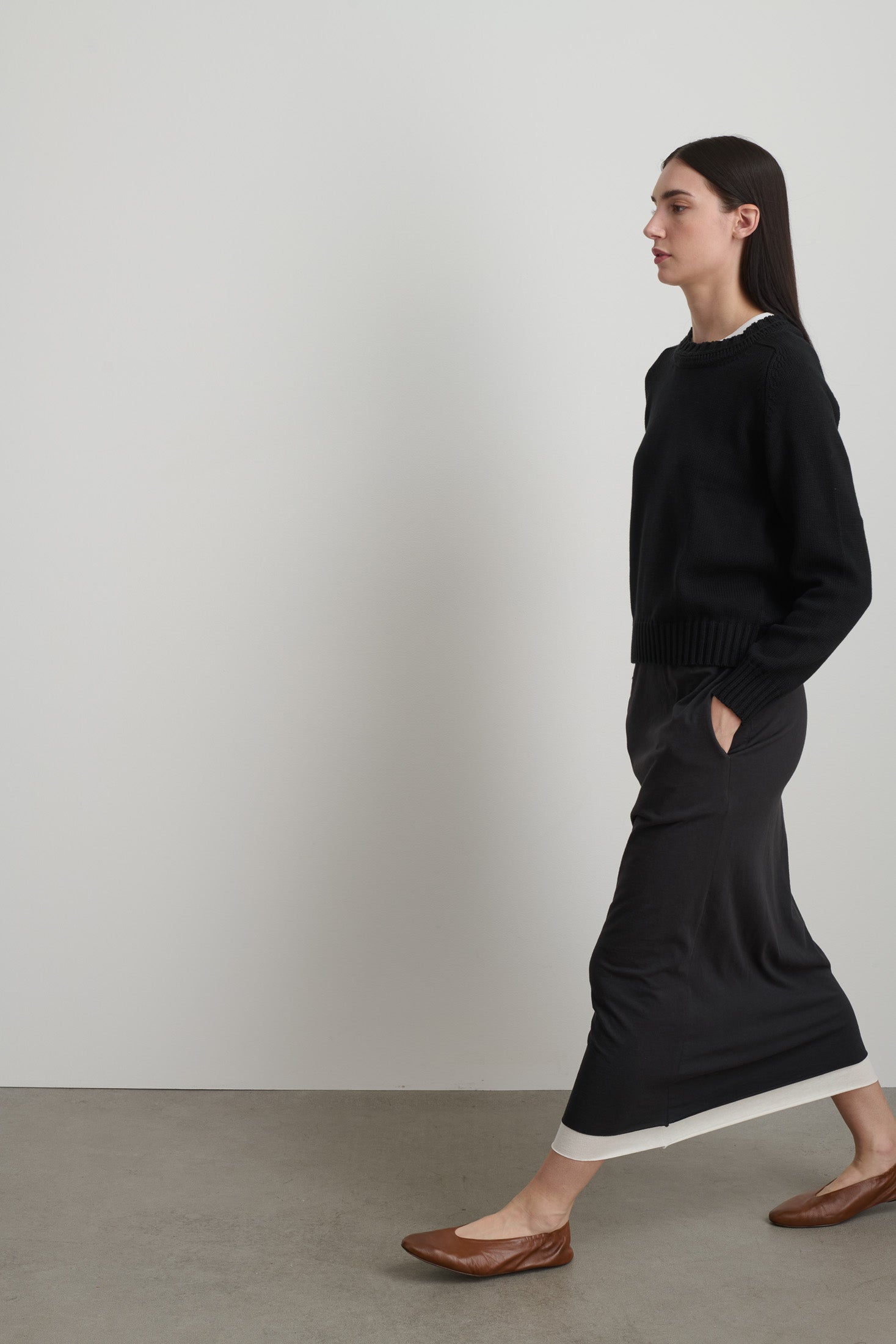 Slip Skirt Faded Black/Oyster Overdye