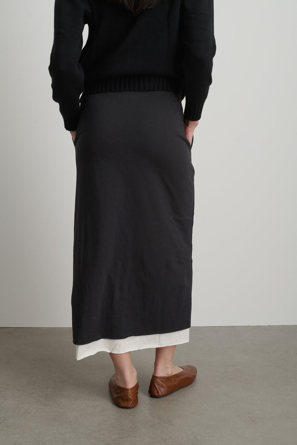 Slip Skirt Faded Black/Oyster Overdye