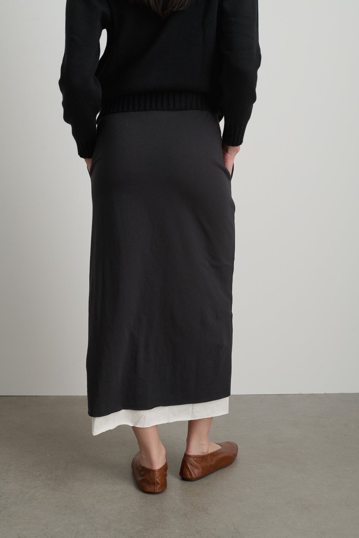 Slip Skirt Faded Black/Oyster Overdye
