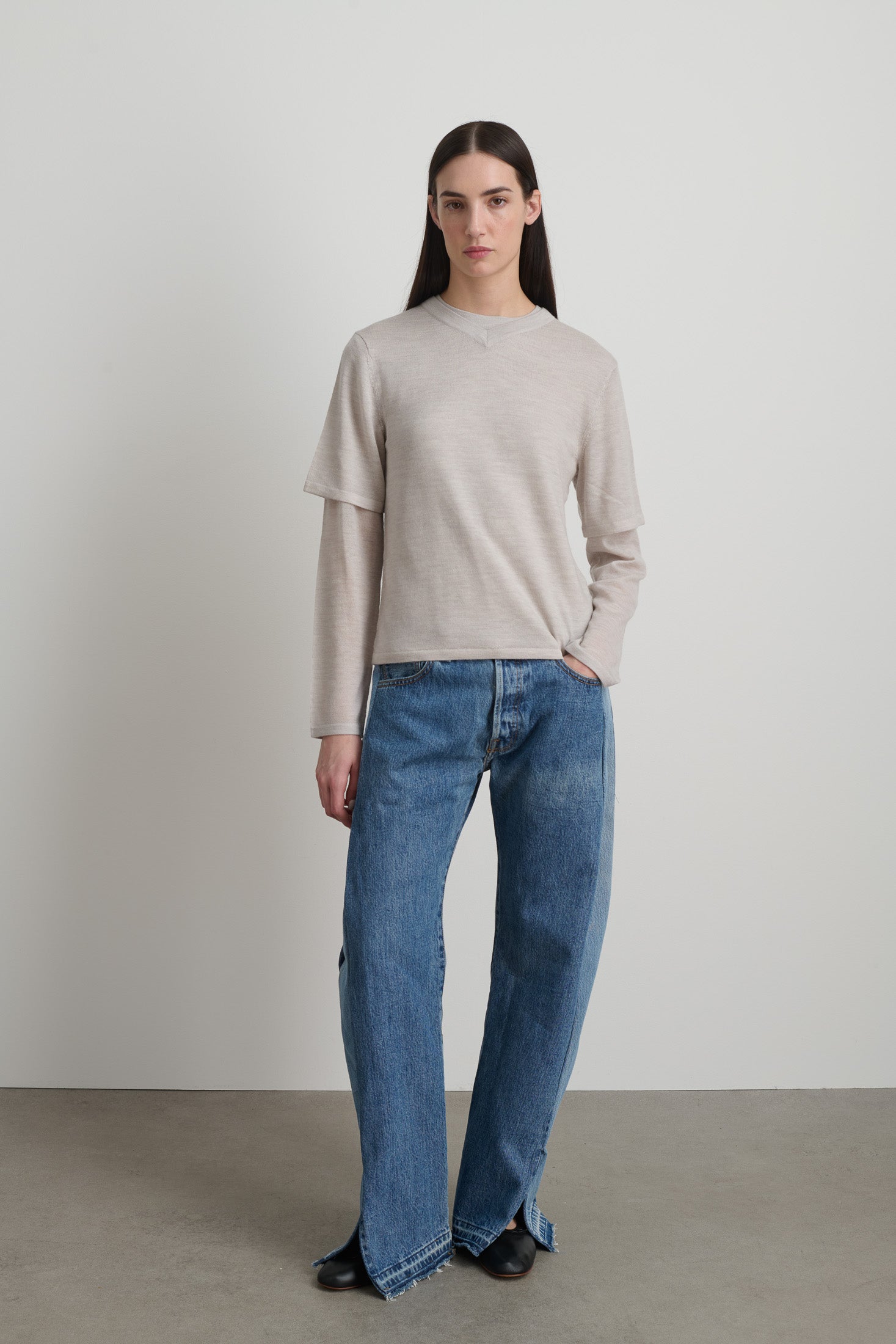 Reworked Open Hem Slouch