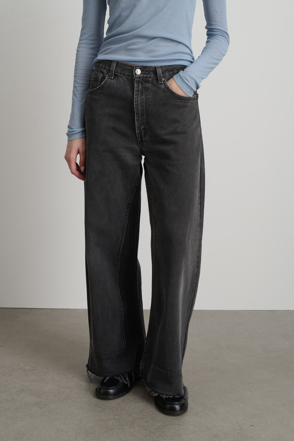 Reworked Culotte Vintage Black
