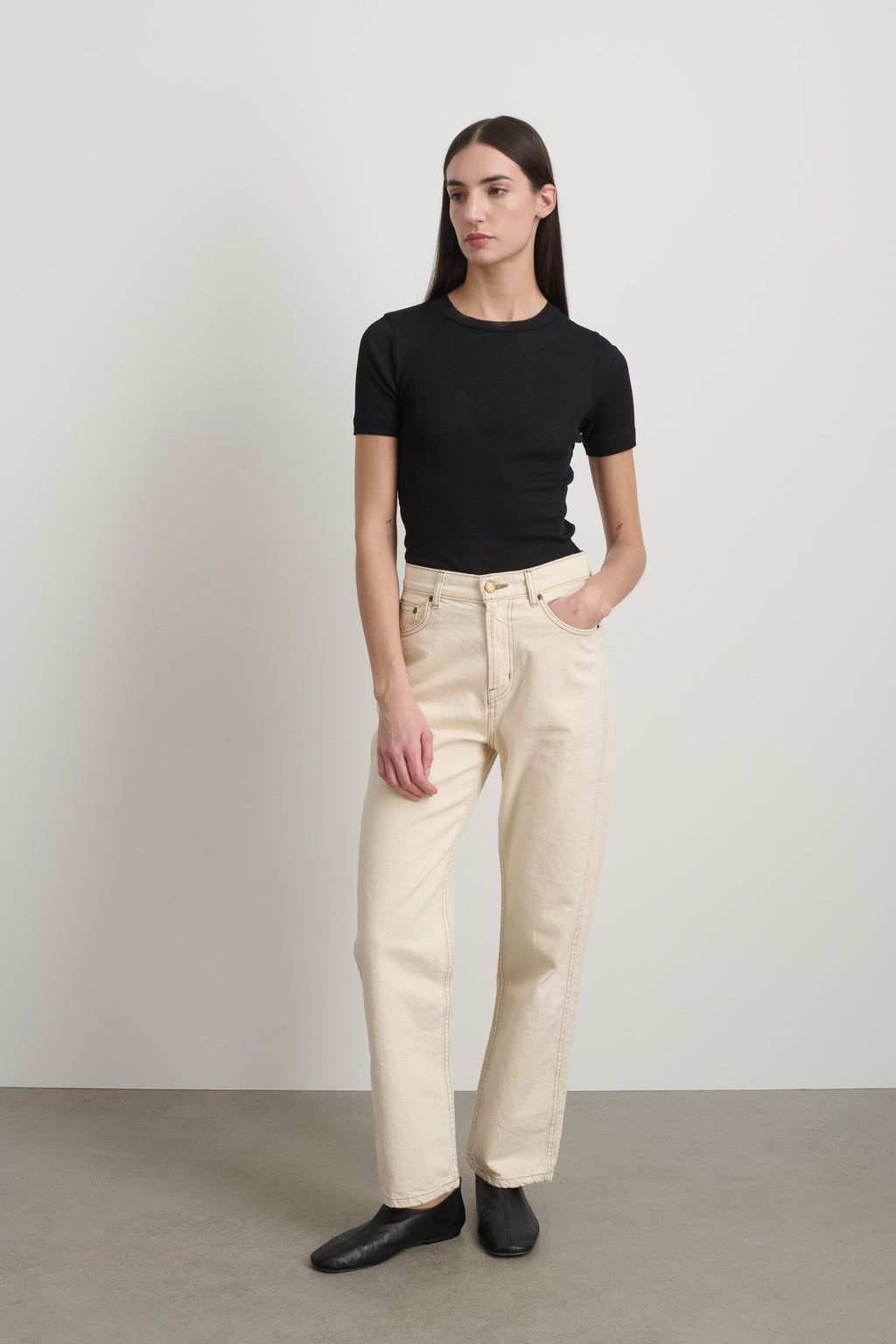 Plein Relaxed Straight Jean Clair