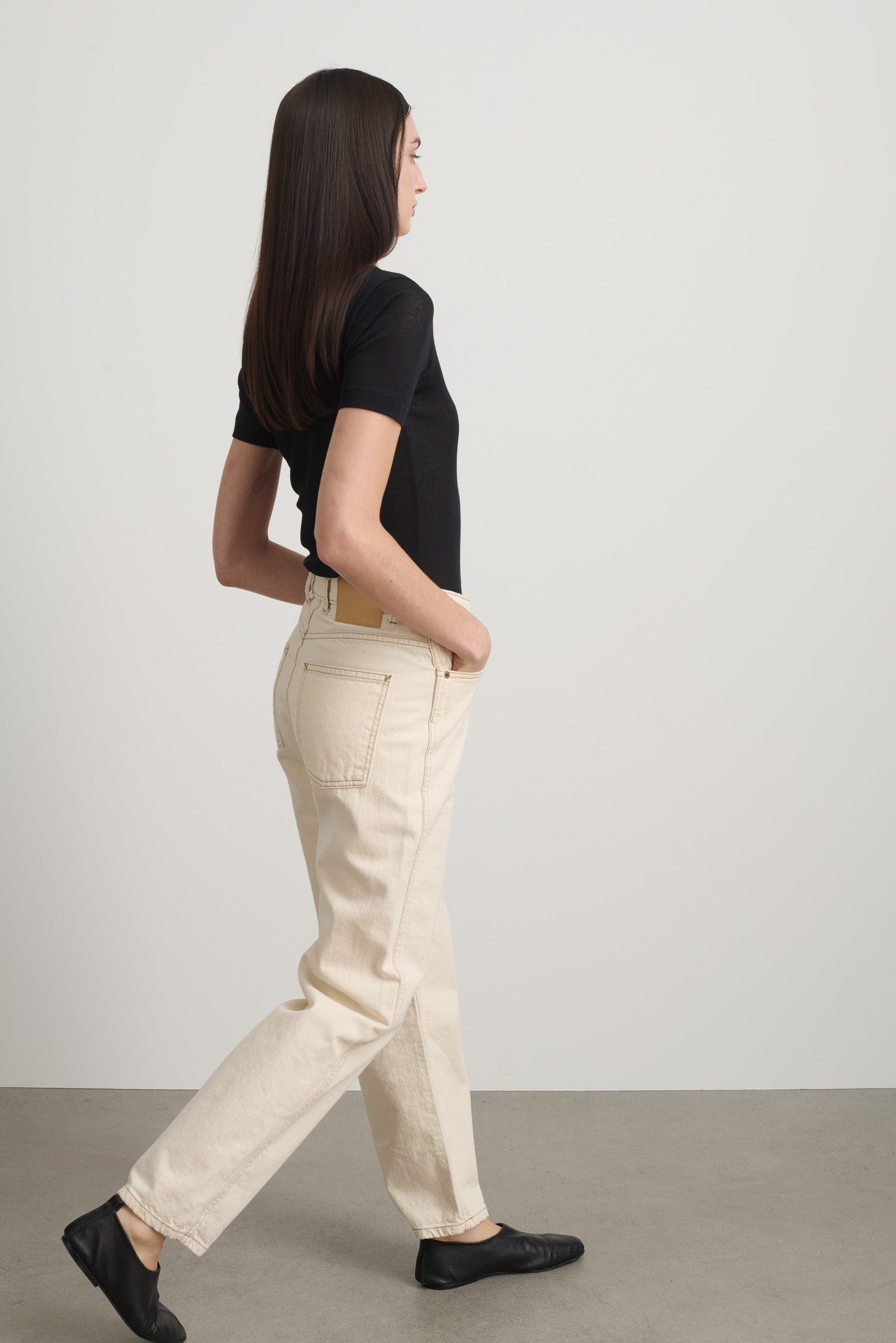Plein Relaxed Straight Jean Clair