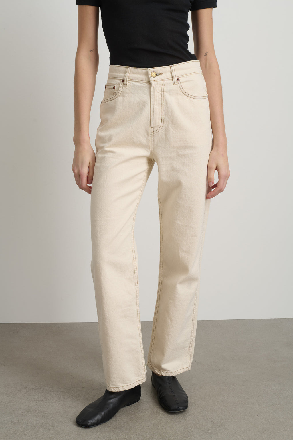 Plein Relaxed Straight Jean Clair