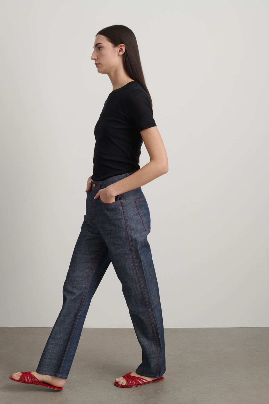 Plein Relaxed Straight Indigo Rinse