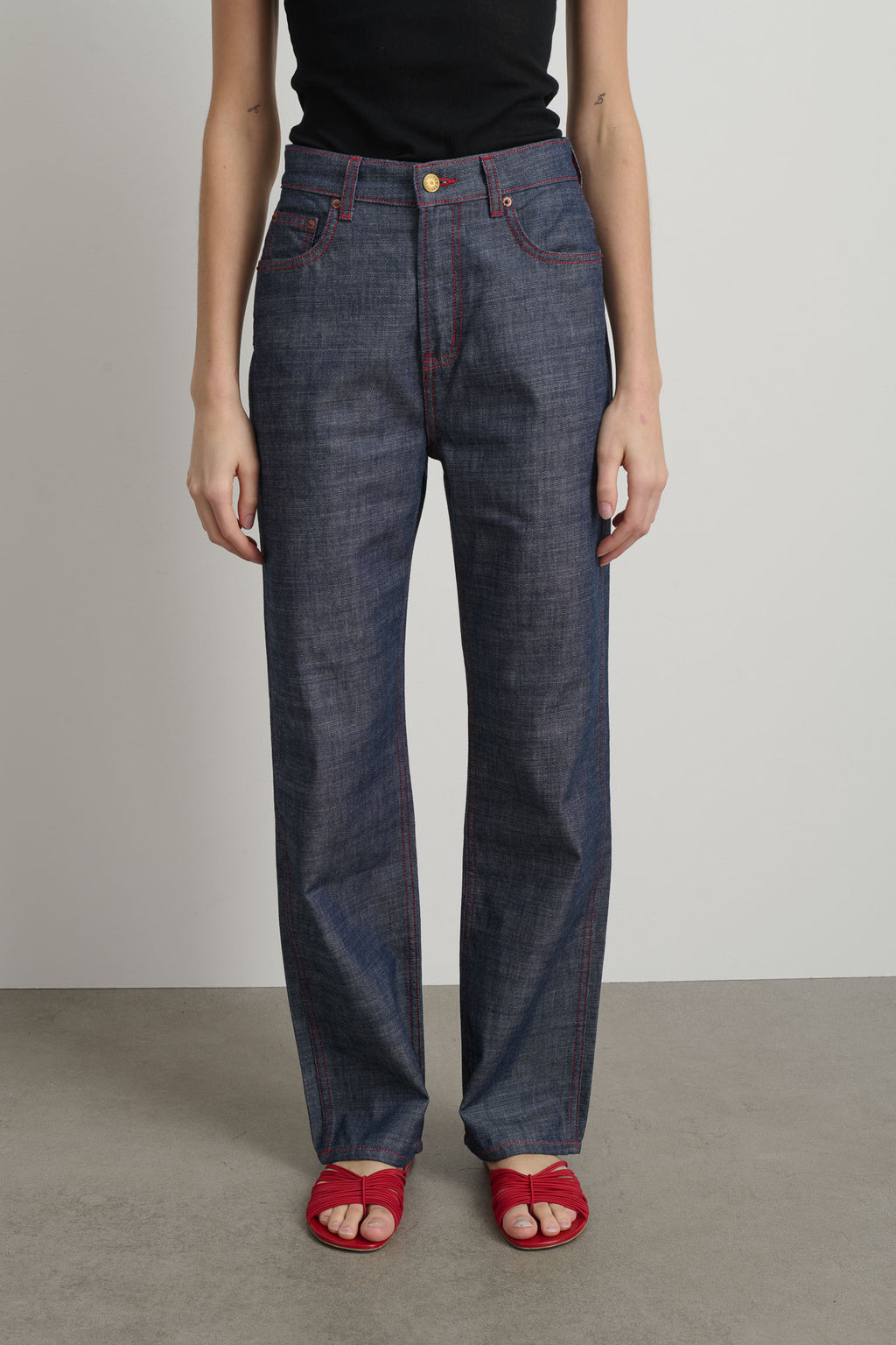 Plein Relaxed Straight Indigo Rinse