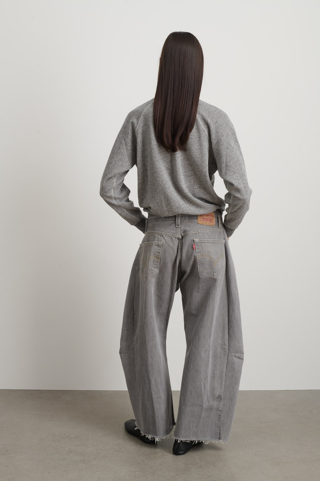 Vintage Lasso Jean Classic Faded Grey Hand Tatted Lace