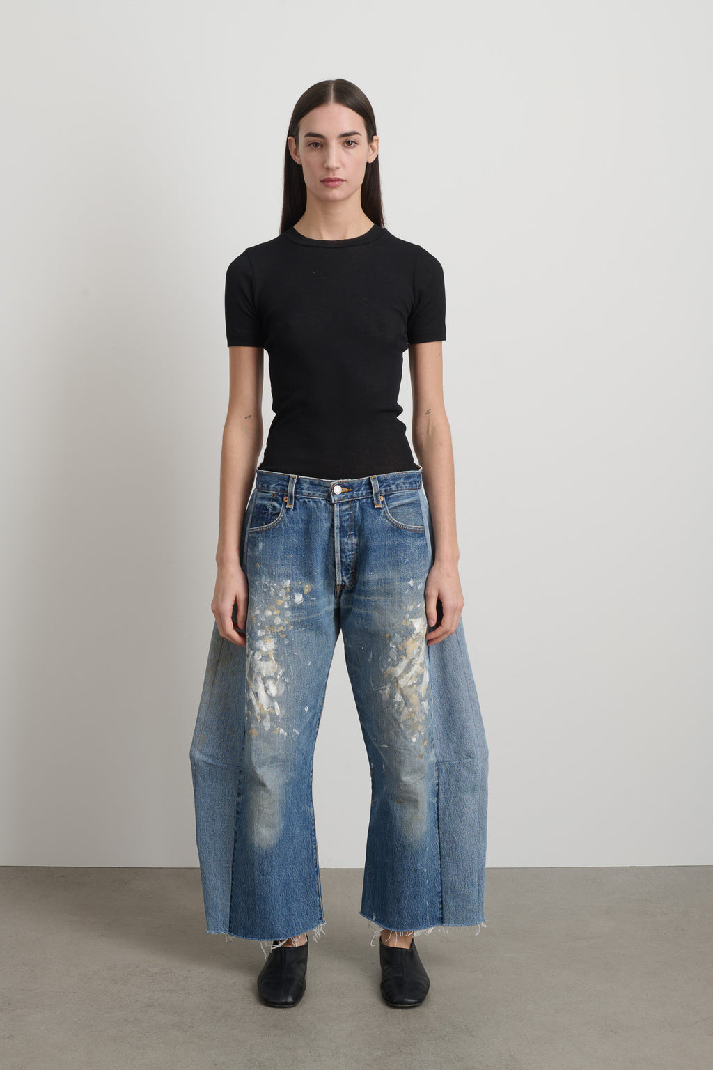 Vintage Lasso Jean Classic Indigo Hand Painted