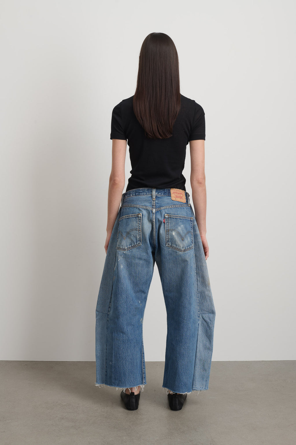 Vintage Lasso Jean Classic Indigo Hand Painted