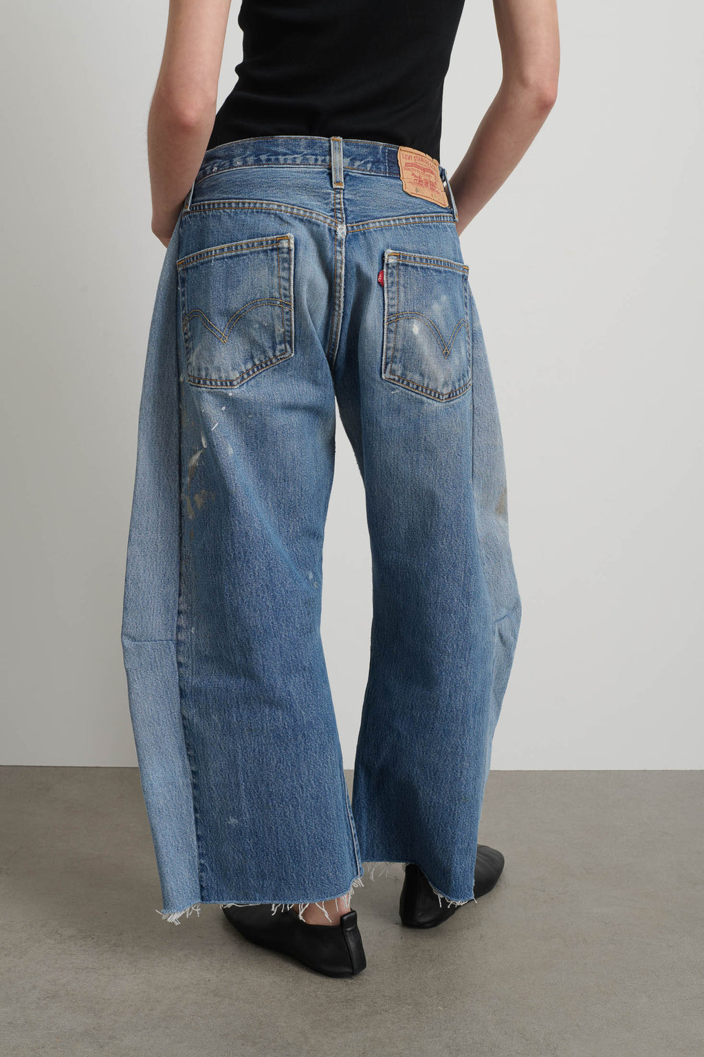 Vintage Lasso Jean Classic Indigo Hand Painted