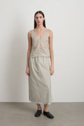 Slip Skirt Slate / Blue White Stripe