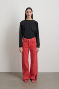 Charlot Split Hem Jean
