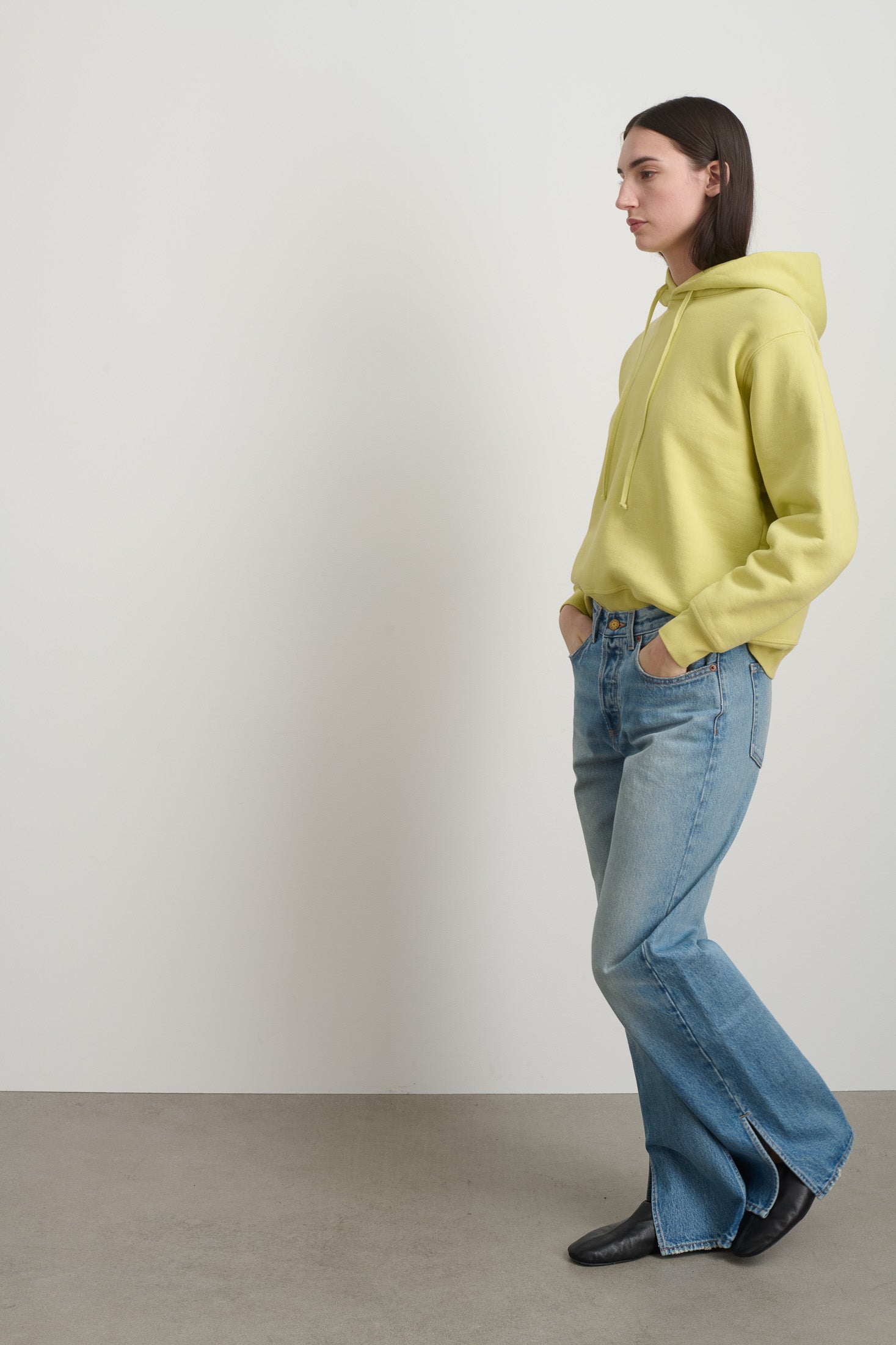 Charlot Split Hem Jean