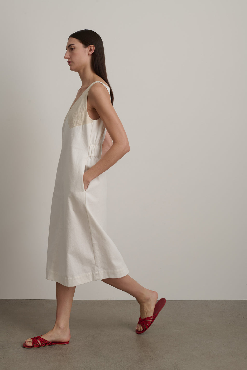 Shift Dress Ecru / Chalk White