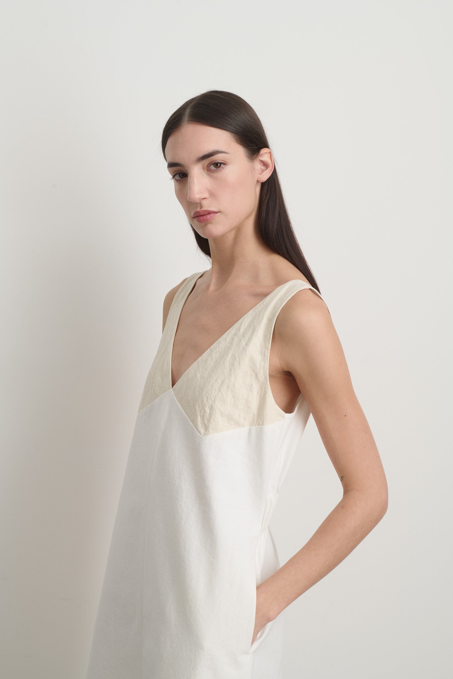 Shift Dress Ecru / Chalk White