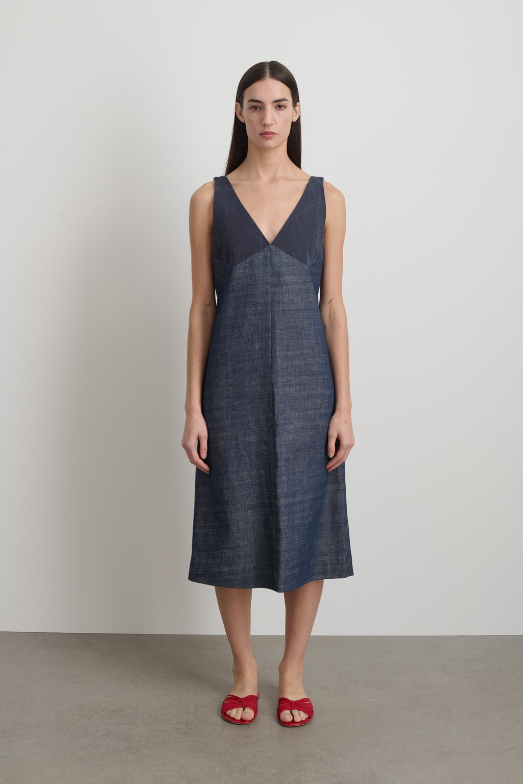 Shift Dress Navy / Rinse Indigo