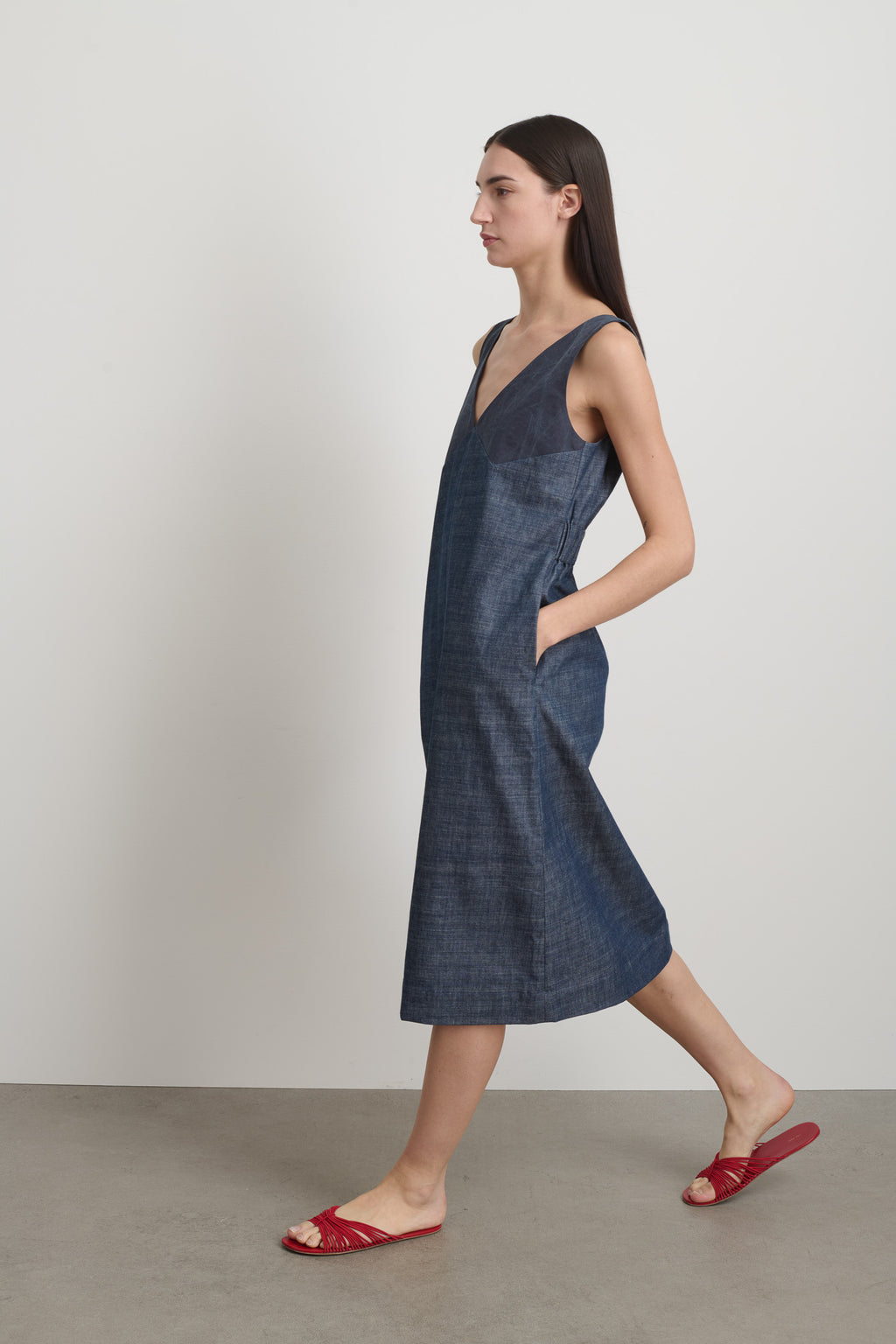 Shift Dress Navy / Rinse Indigo