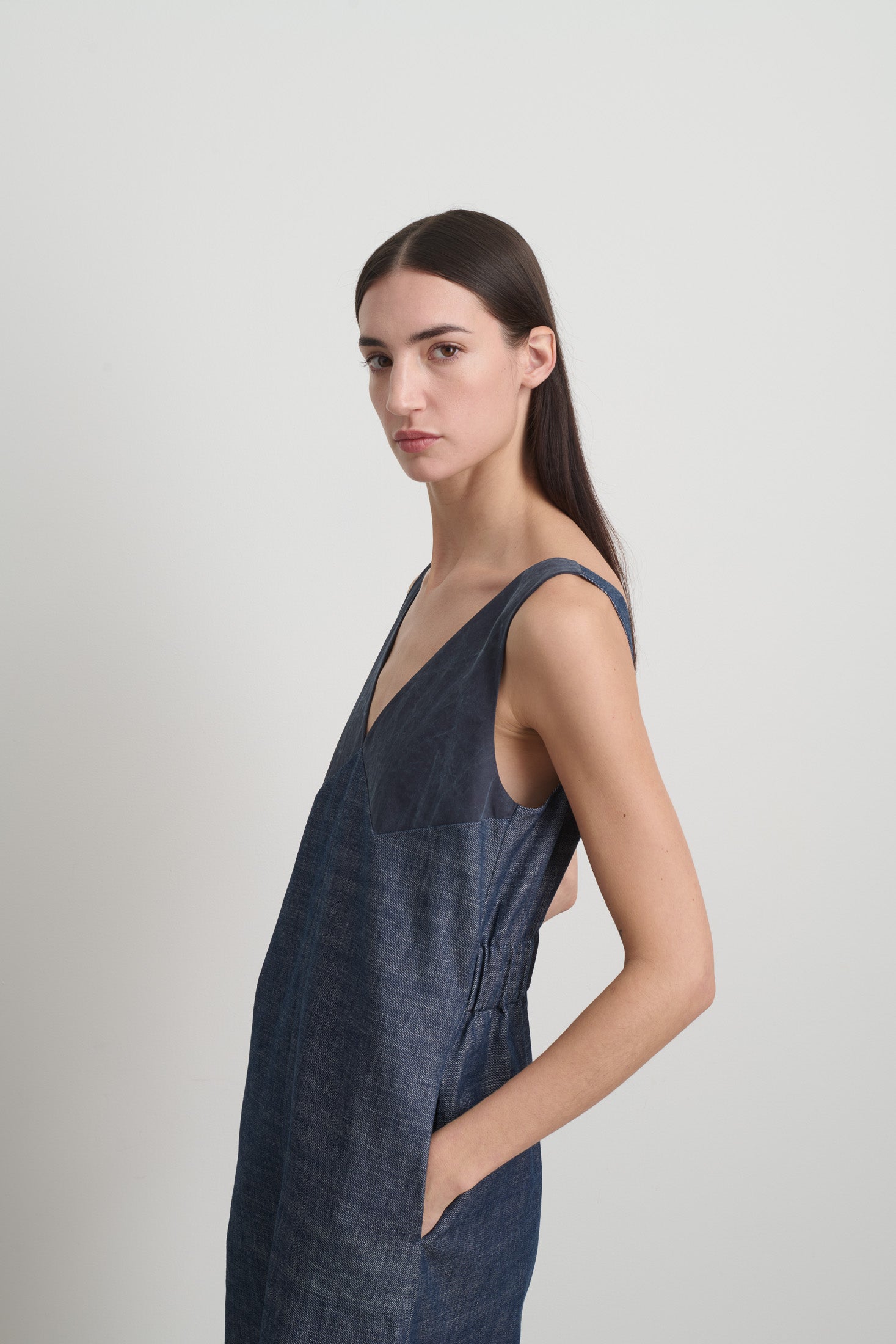 Shift Dress Navy / Rinse Indigo