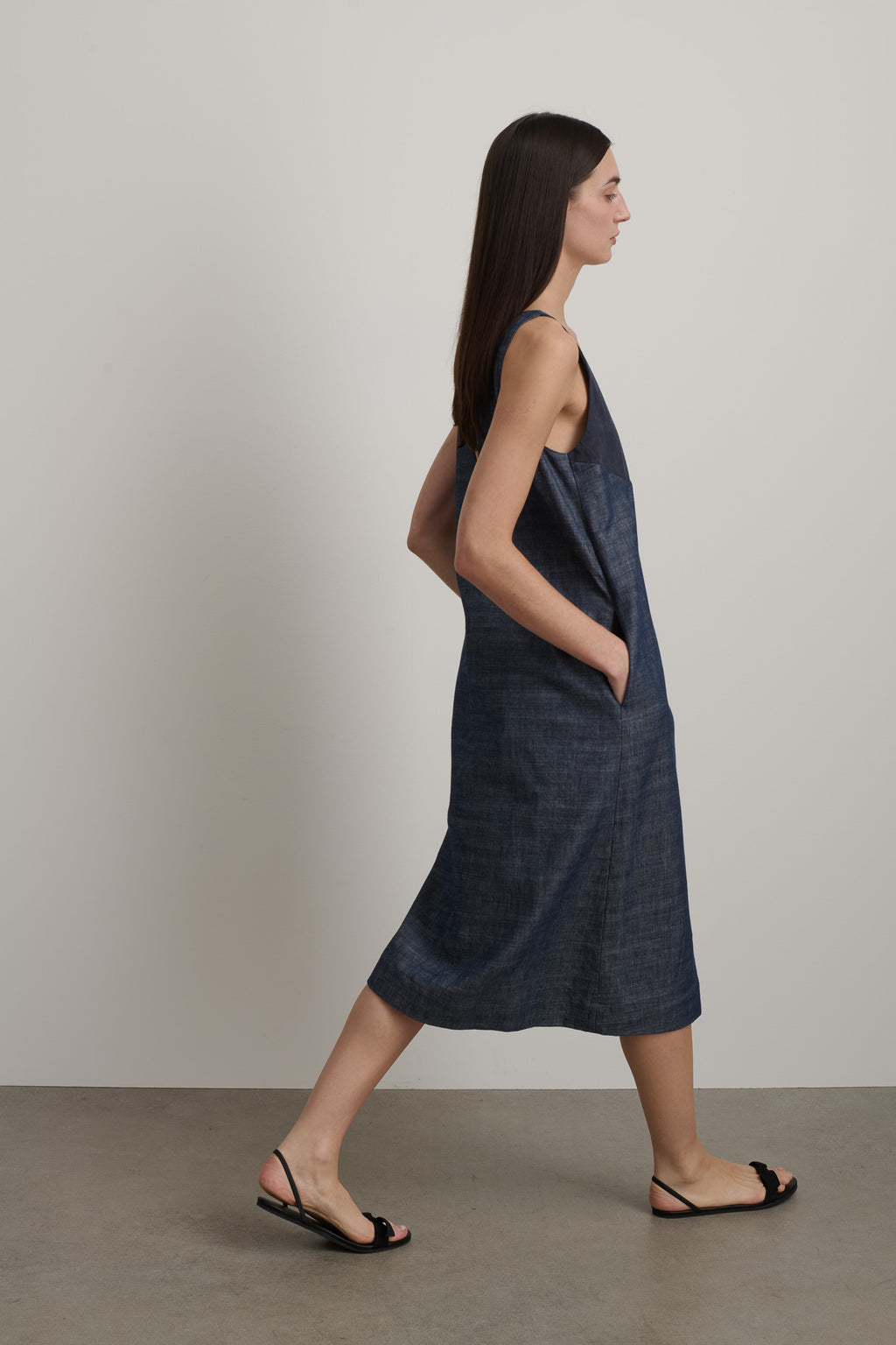 Shift Dress Navy / Rinse Indigo