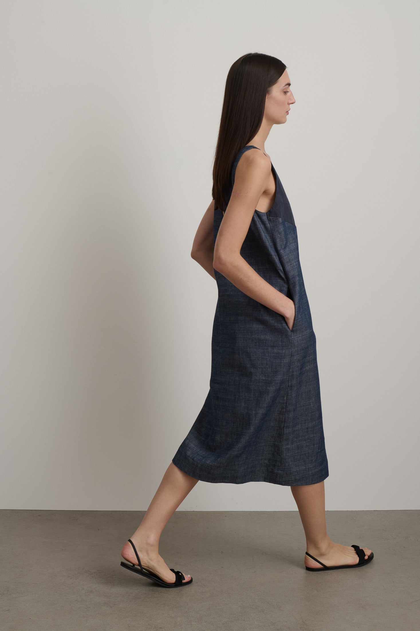 Shift Dress Navy / Rinse Indigo