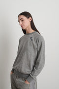 B Sides Sweatshirt Grey Heather Embroidered