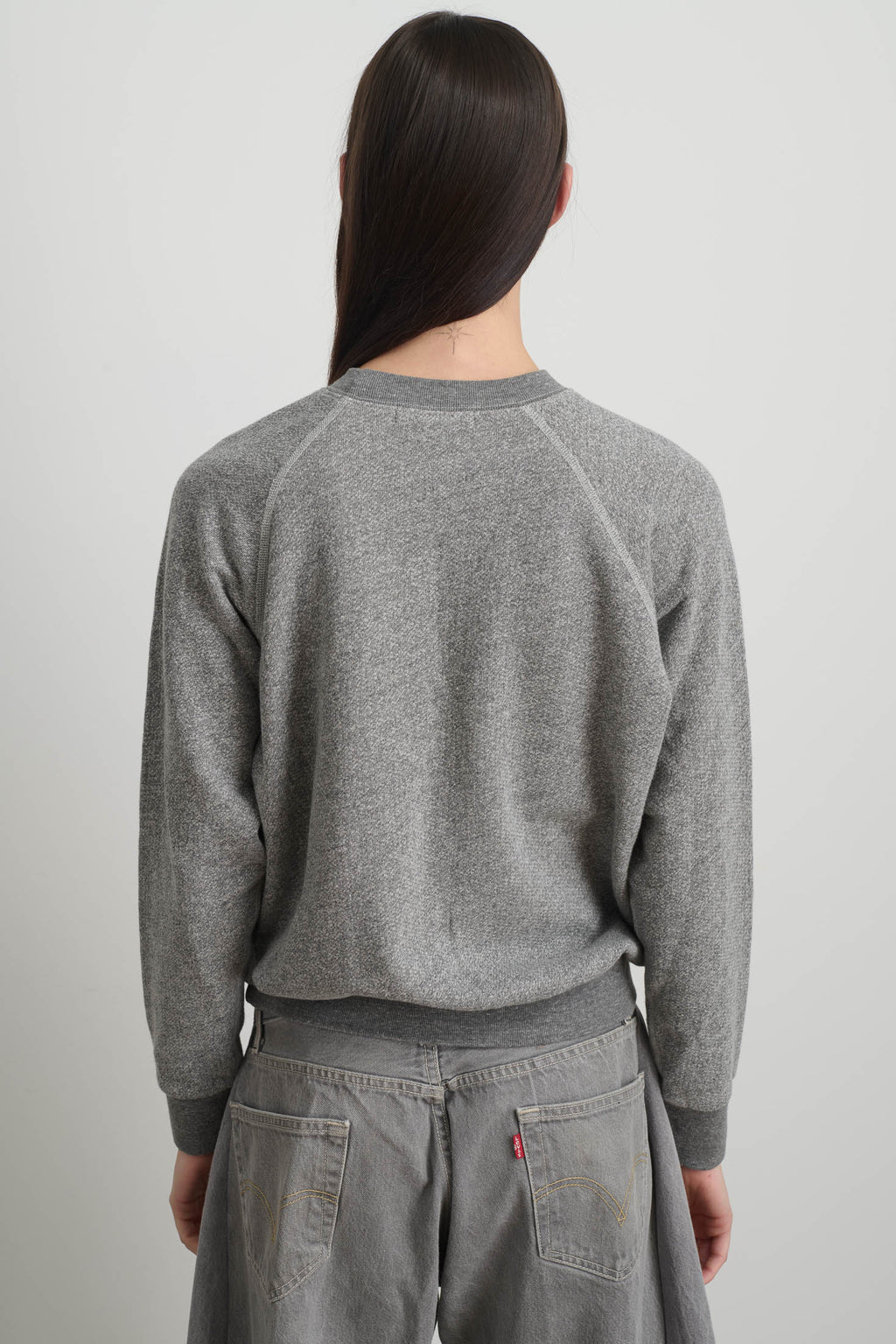 B Sides Sweatshirt Grey Heather Embroidered