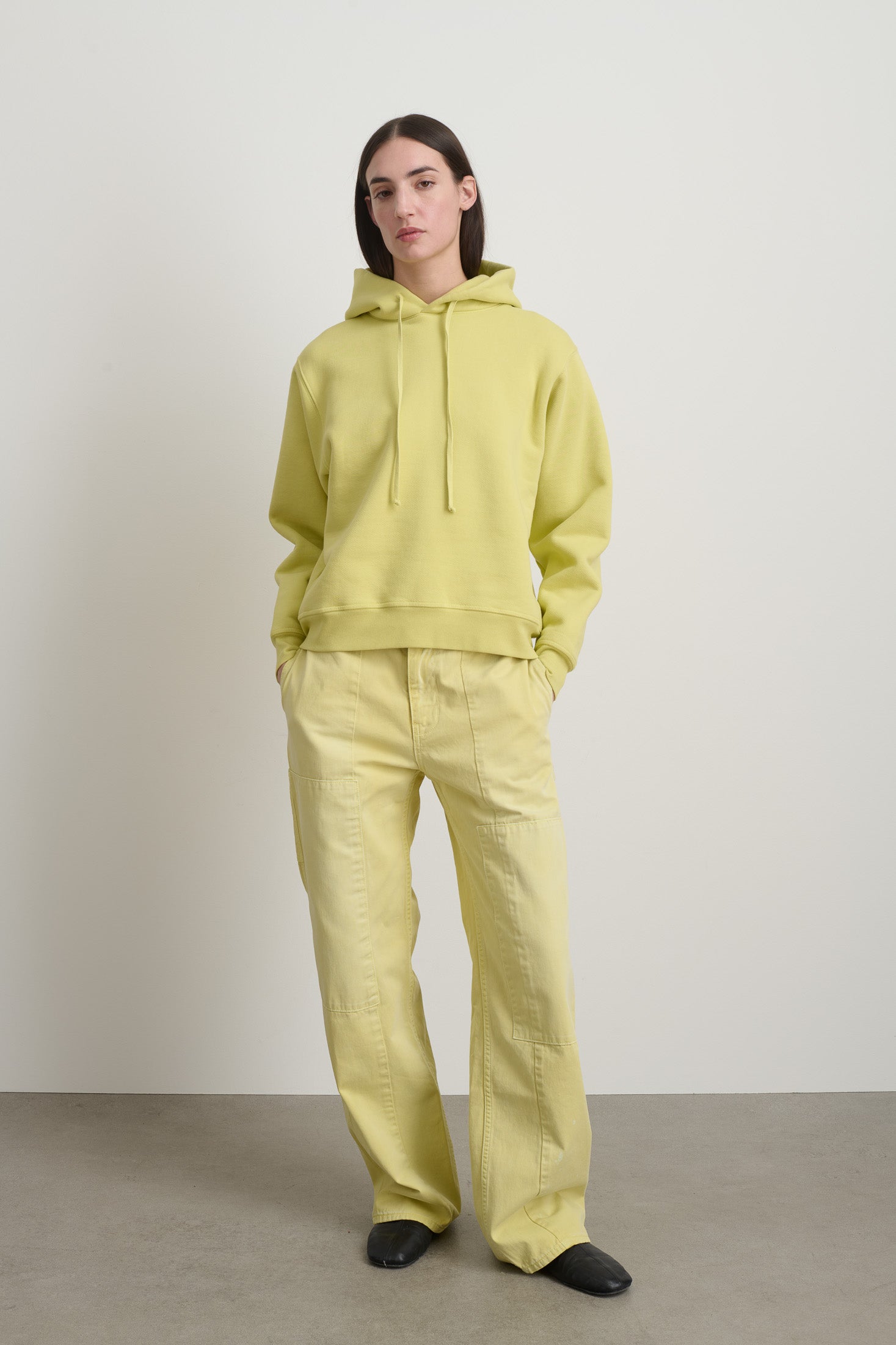 Hoodie Celery Overdye