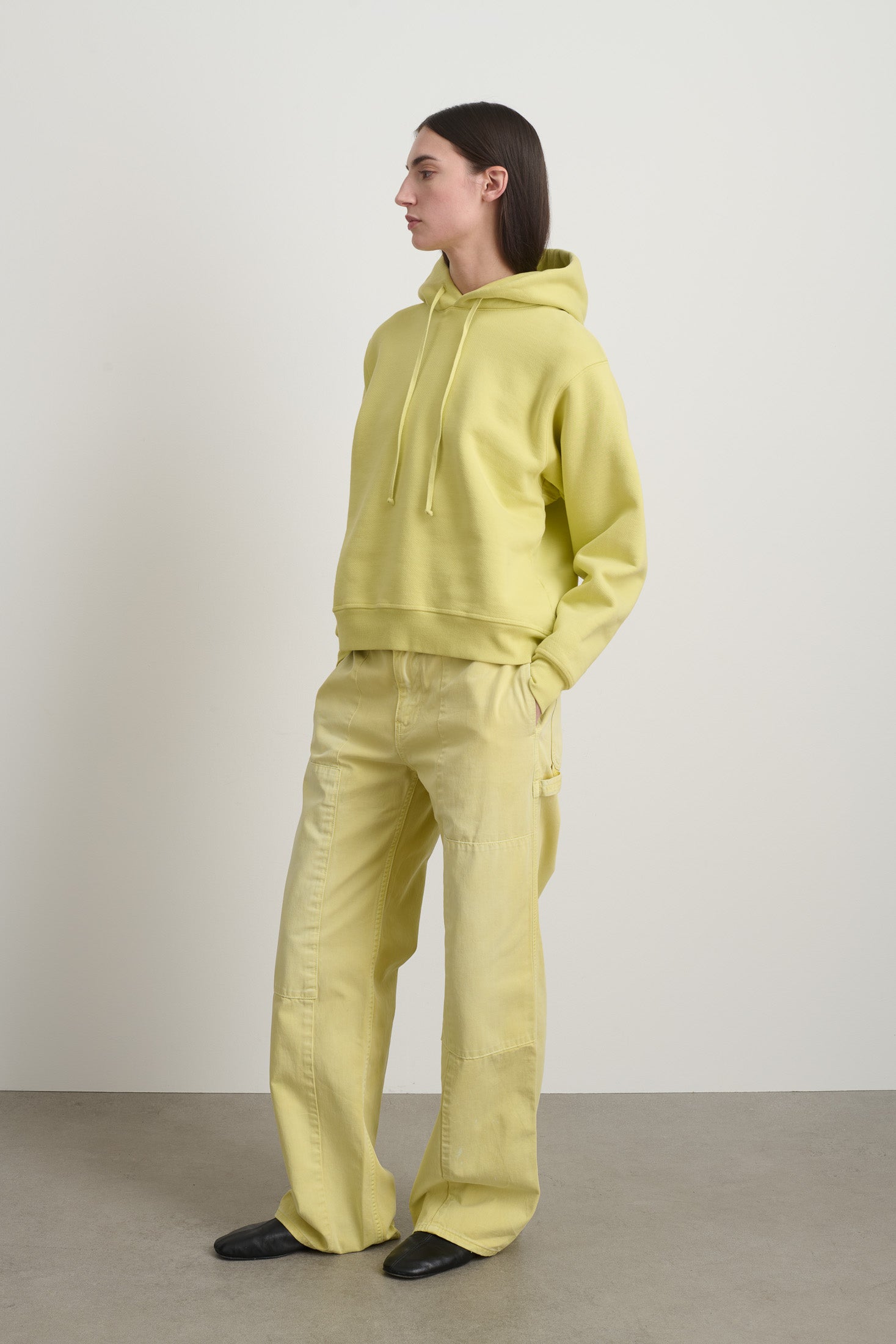 Hoodie Celery Overdye