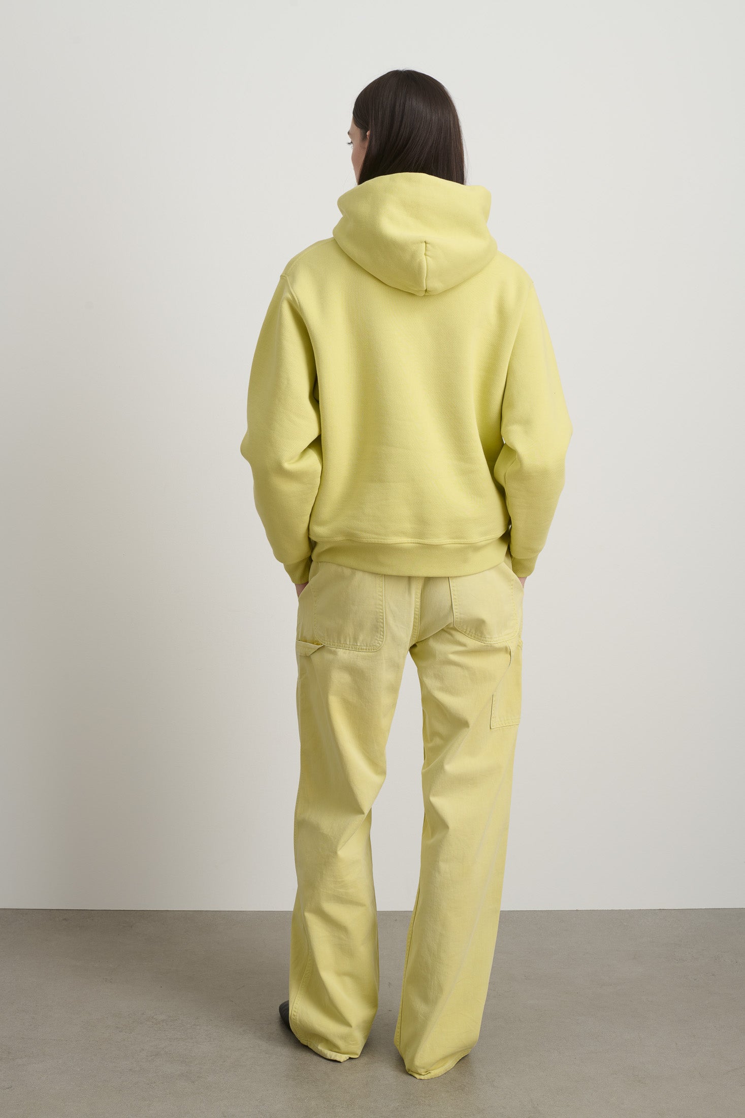 Hoodie Celery Overdye