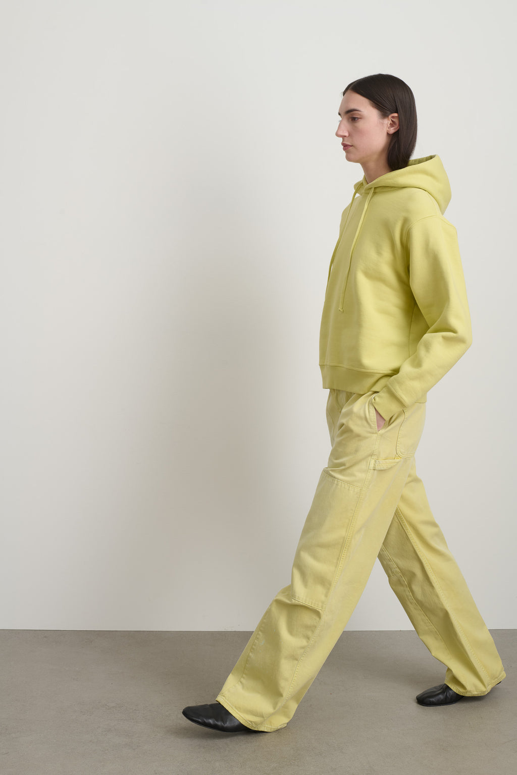 Hoodie Celery Overdye