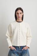 Snap Cardigan Oyster Overdye