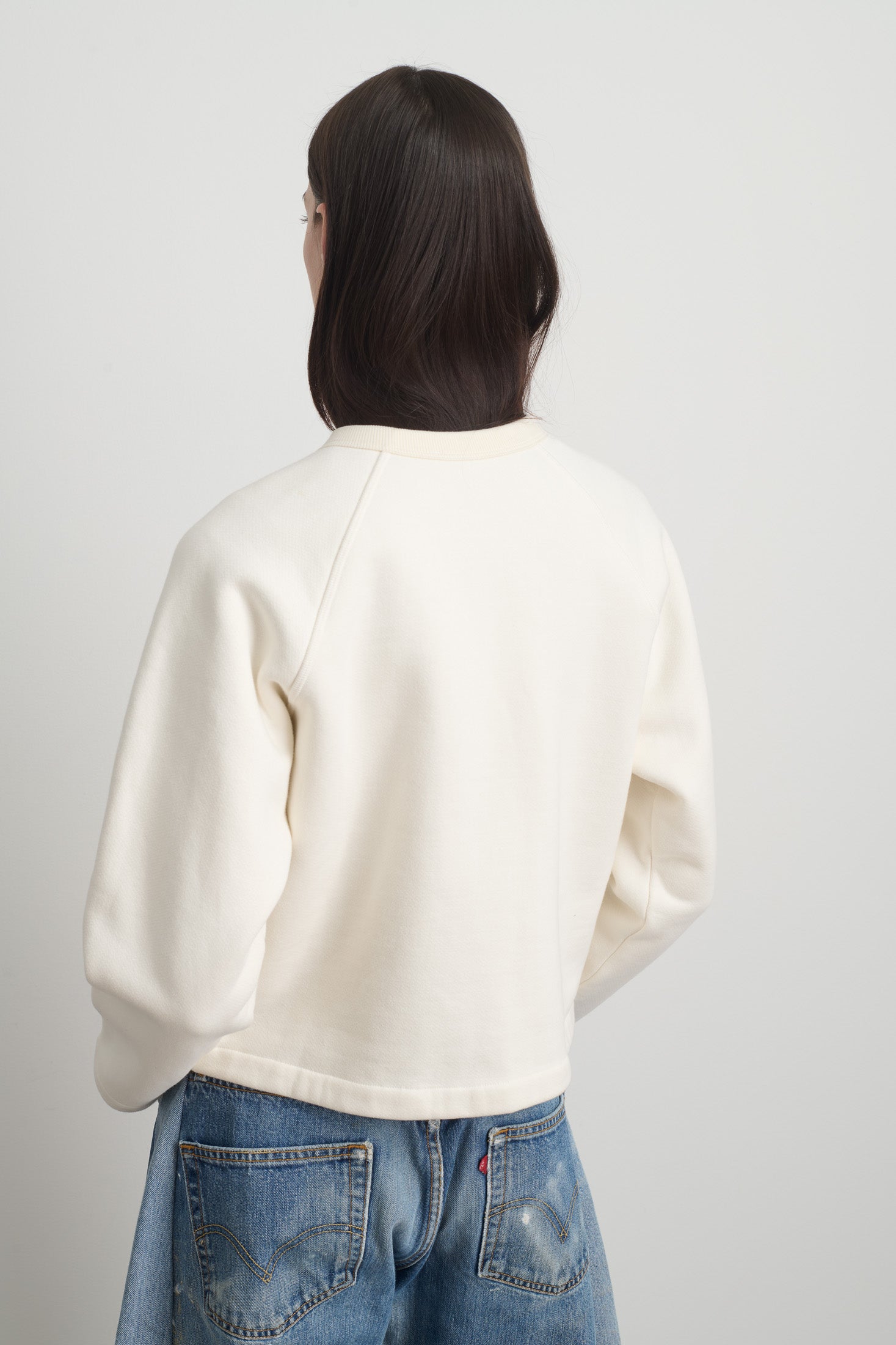 Snap Cardigan Oyster Overdye