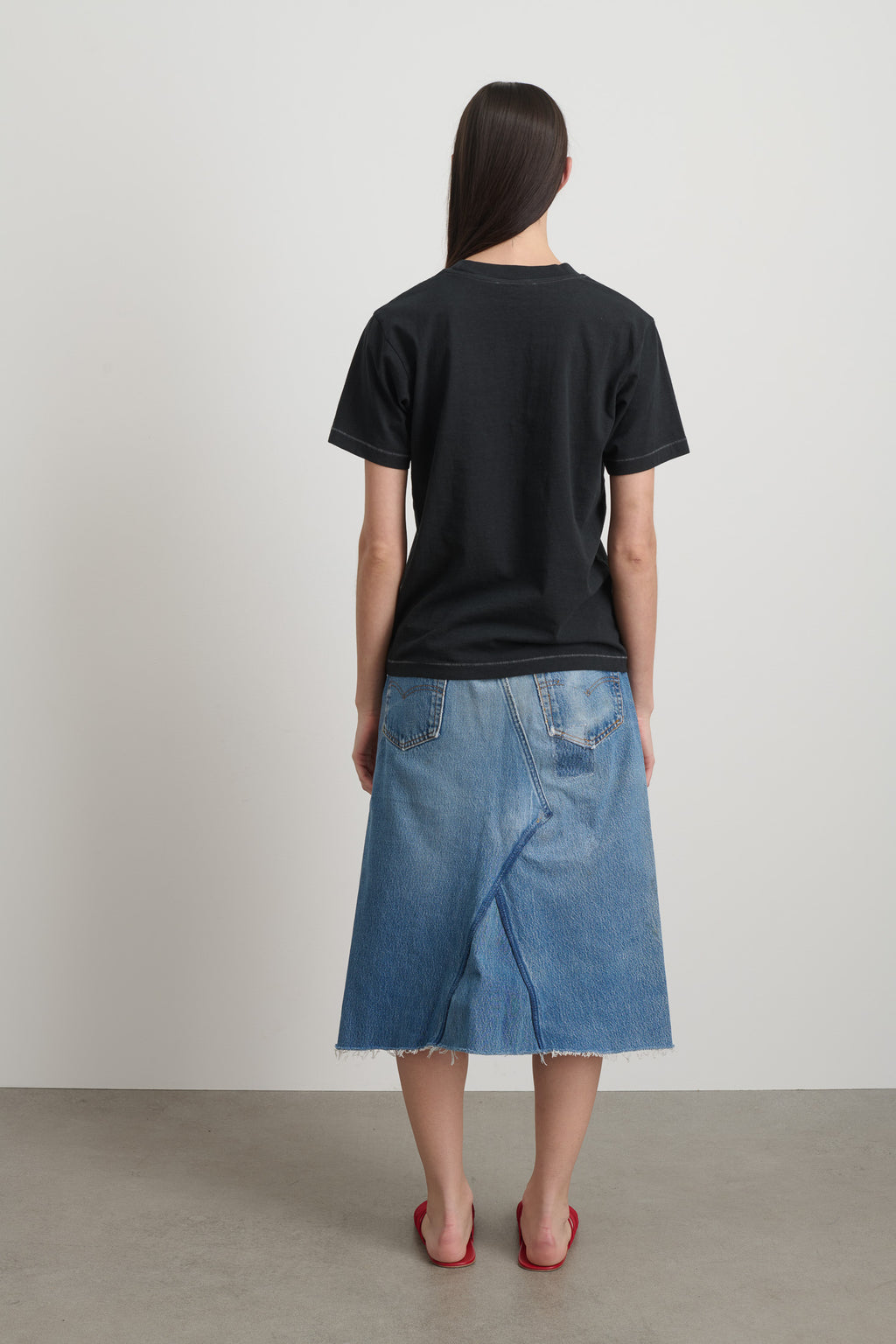 Pocket Tee Faded Black Overdye