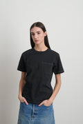 Pocket Tee Faded Black Overdye